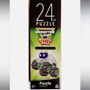 Monster Jam Alien Invasion 24 Piece Puzzle NWT
